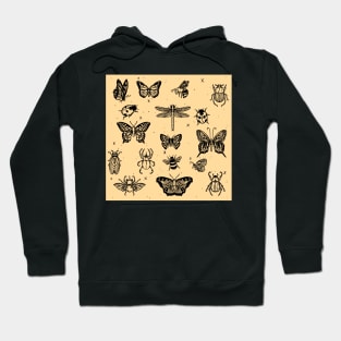 Insect Pattern Hoodie